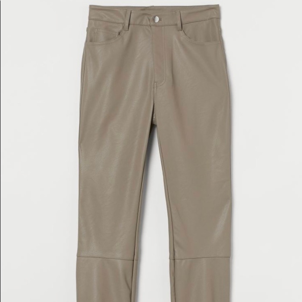 H & M Women’s Faux Leather Pants - Size 10 - NEW